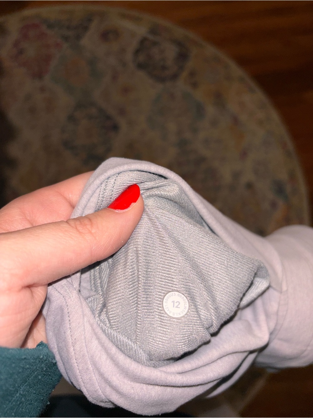 Lululemon Ready to Rulu High-Rise Jogger Gray 12 Workout Gym Loungewear - Picture 9 of 9